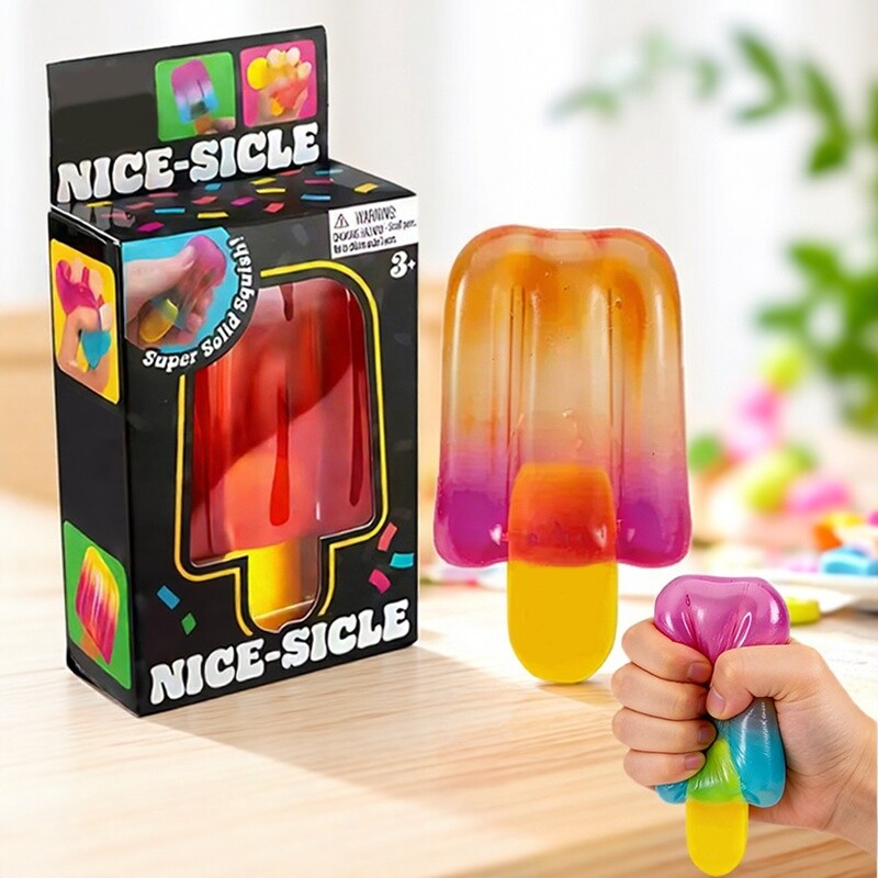 Home Office Tech Gadgets - Zabawka antystresowa w kształcie gradientowego lodu,