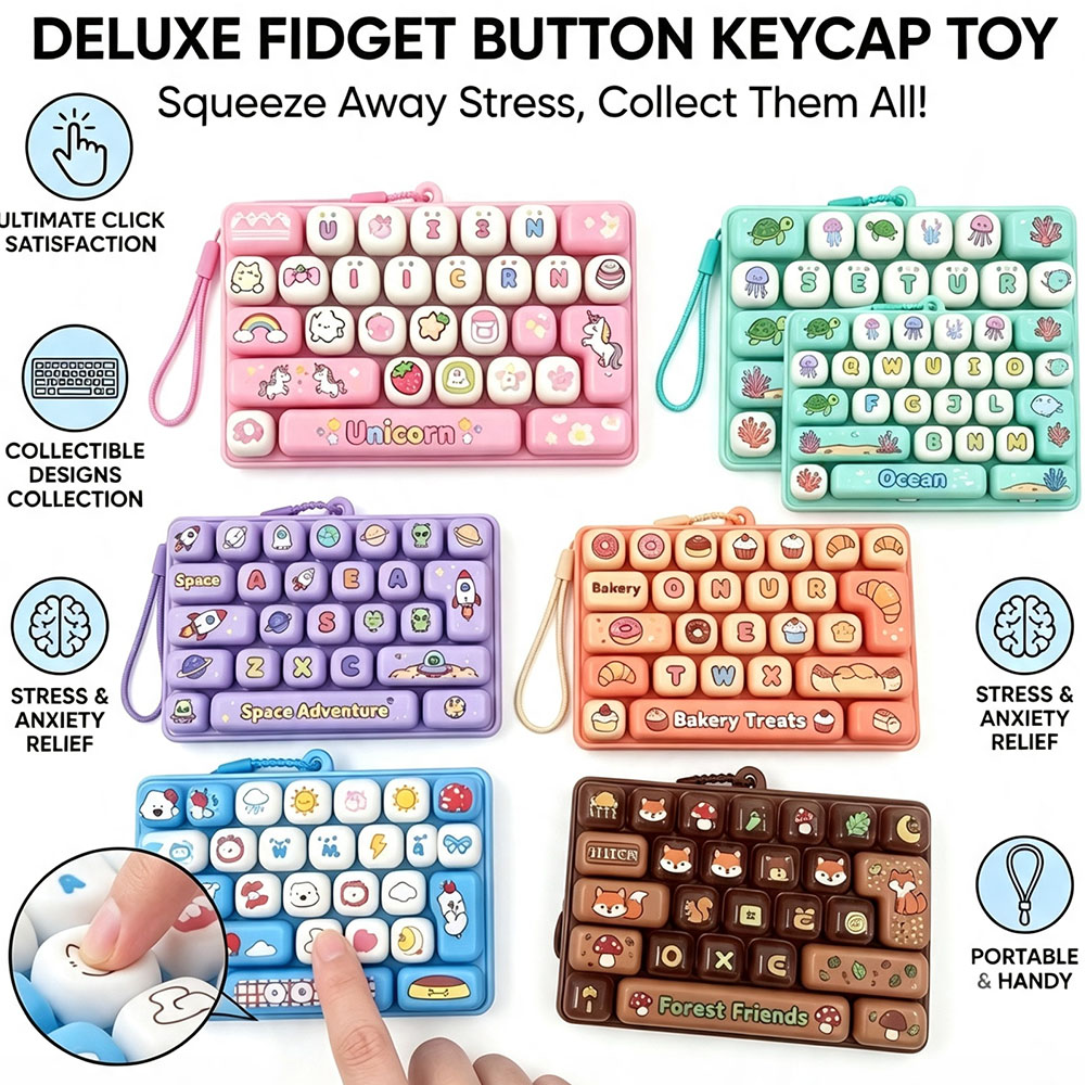 Office Productivity Tech - Mechaniczny brelok do kluczy w kształcie