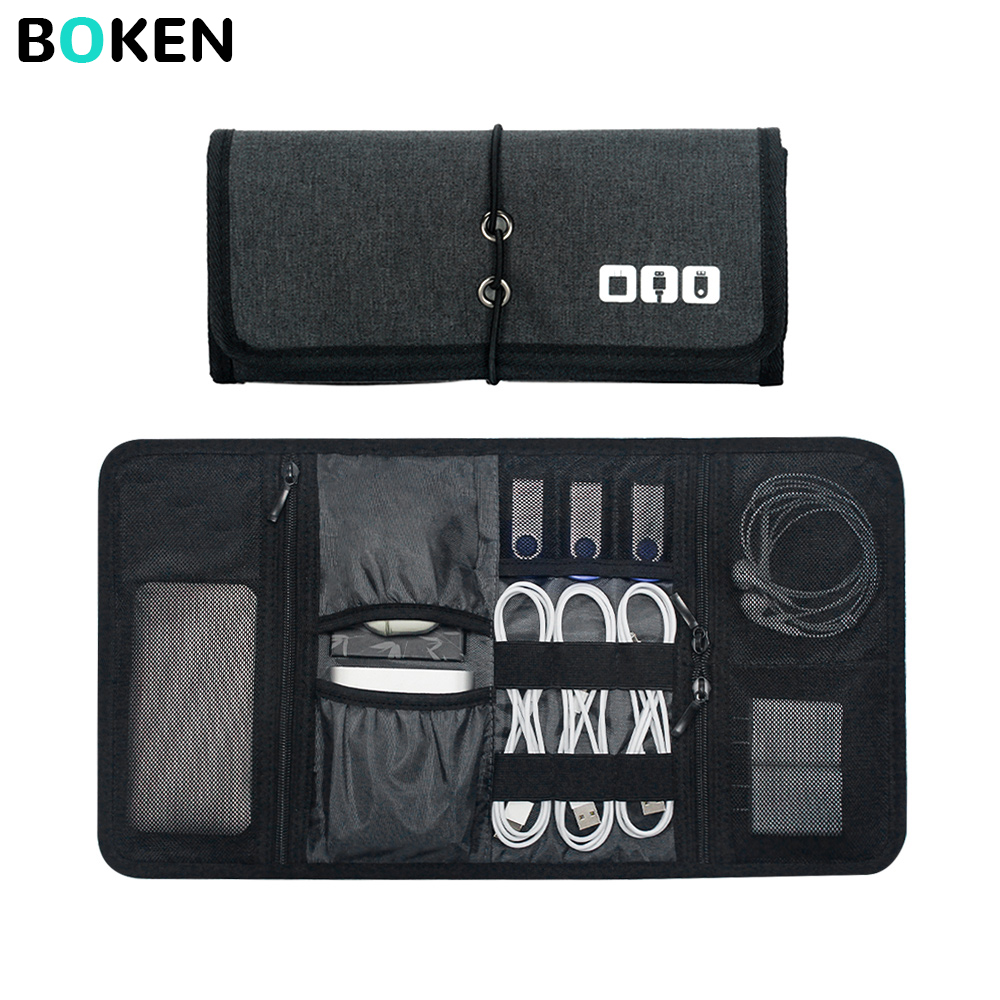 Home Office Tech Gadgets - Torba Organizer na Akcesoria Elektroniczne, Etui