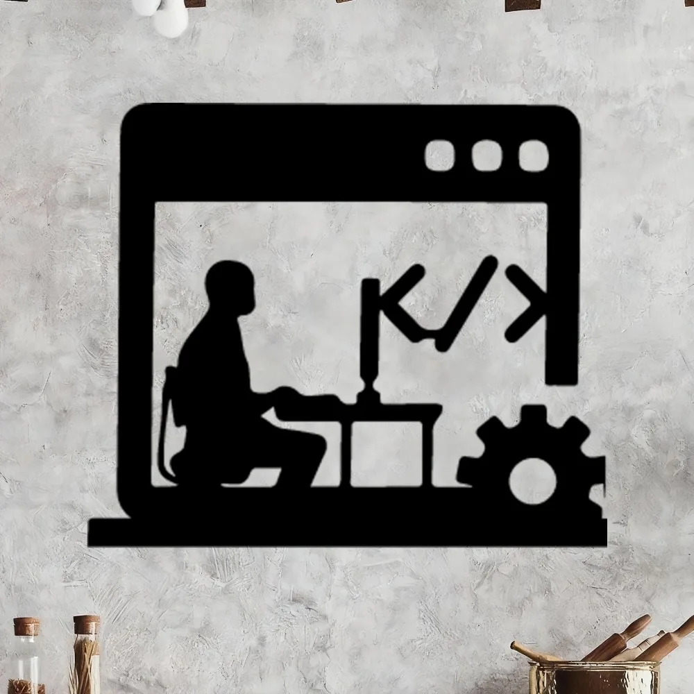 Tech Office Wall Decor - CIFBUY Metalowa Dekoracja Ścienna Prezent dla