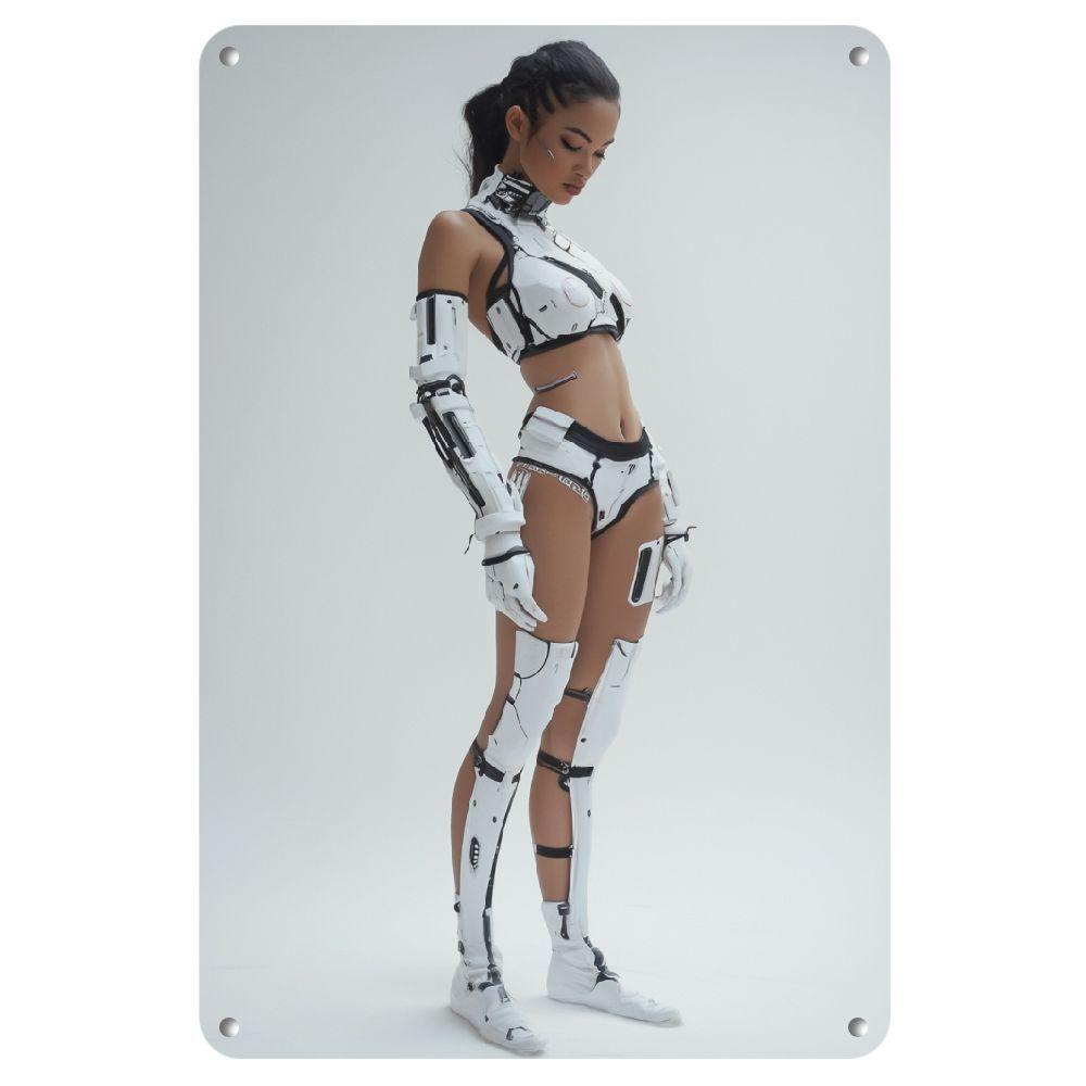 Tech Office Wall Decor - Futurystyczna żelazna dekoracja ścienna - Elegancki