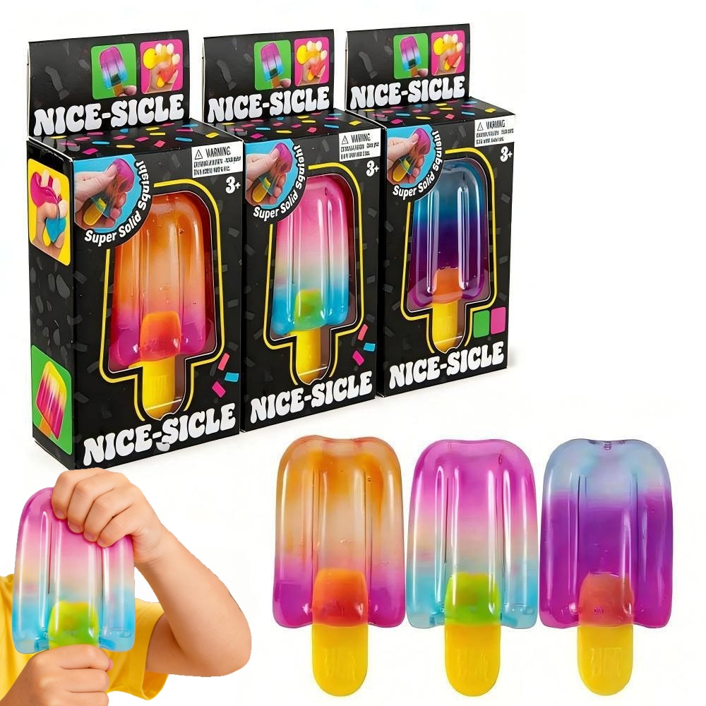 Home Office Tech Gadgets - 1/3 szt. Gniotek w kształcie lodów,