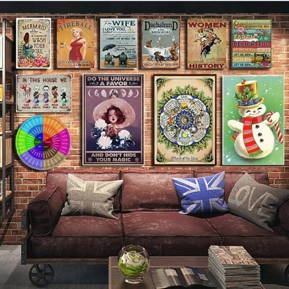 CIFBUY Retro Industrialny 2D P – Tech Office Wall Decor recenzja i cena