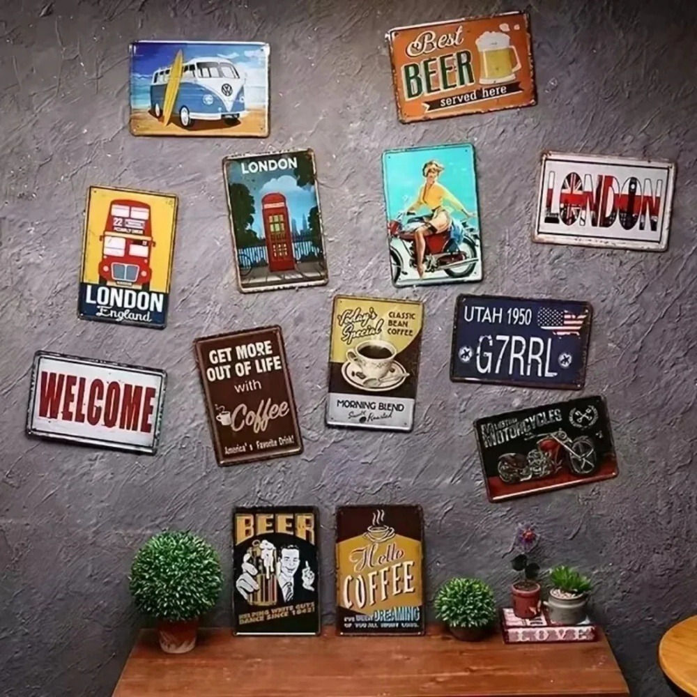 CIFBUY Retro Industrialna 2D P – Tech Office Wall Decor recenzja i cena