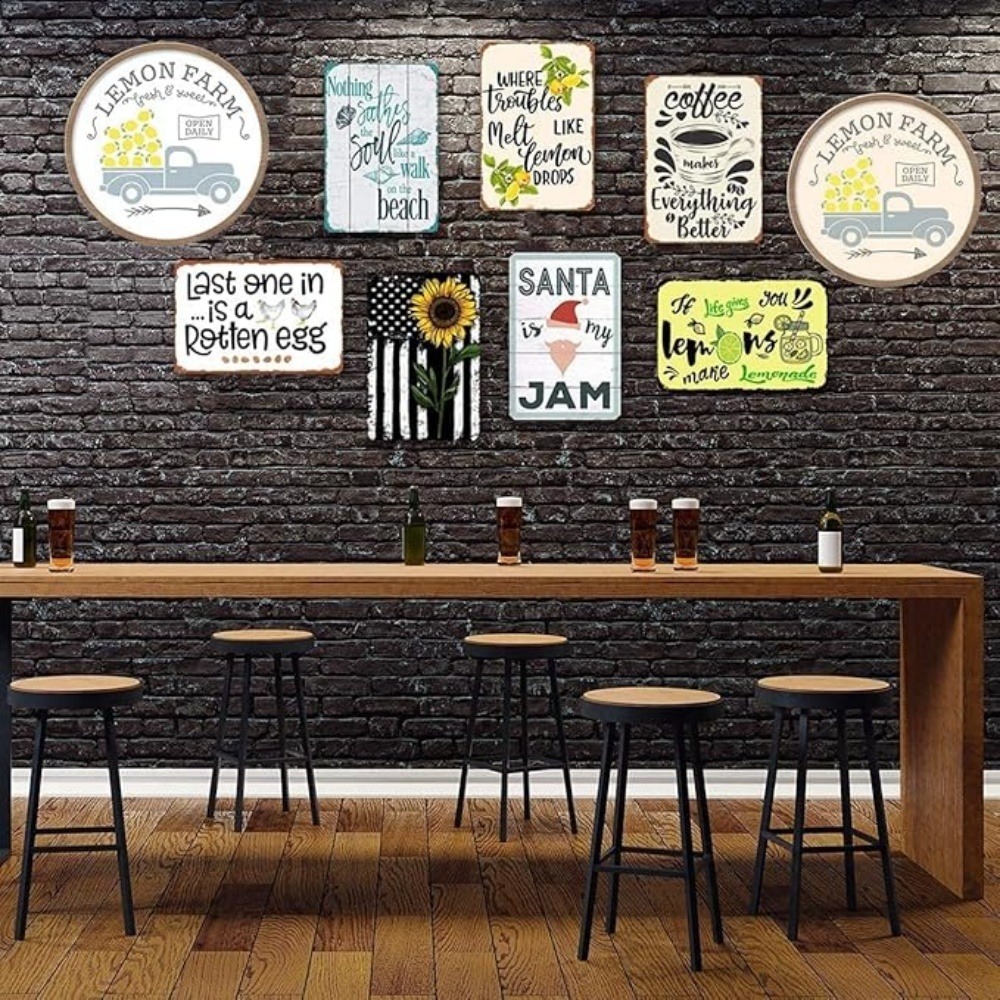 CIFBUY Retro Industrialna 2D P – Tech Office Wall Decor recenzja i cena
