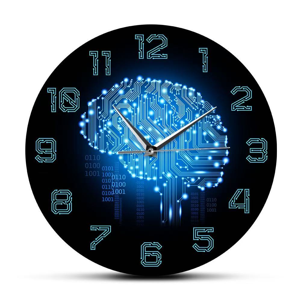 Zegar Ścienny Tech Brain Kod B – Tech Office Wall Decor recenzja i cena