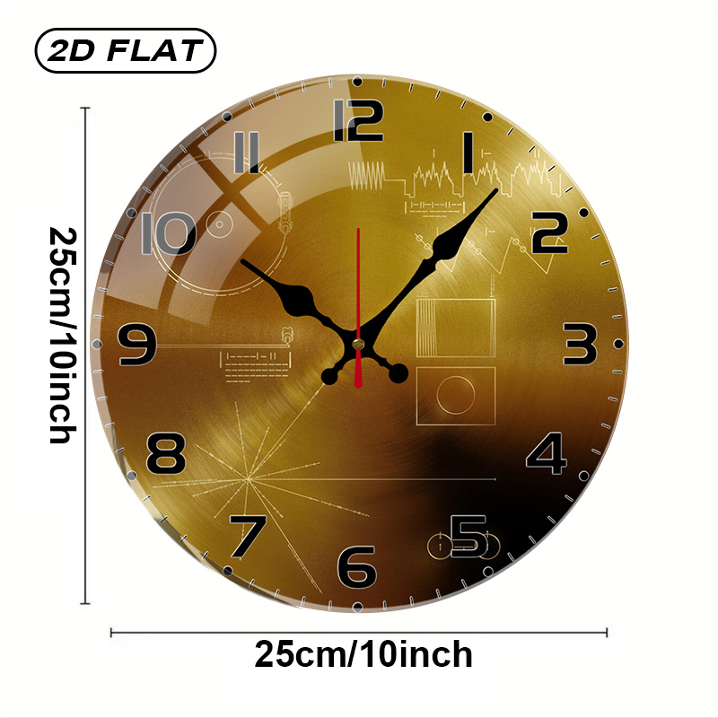 Technologiczny Okrągły Cichy A – Tech Office Wall Decor recenzja i cena