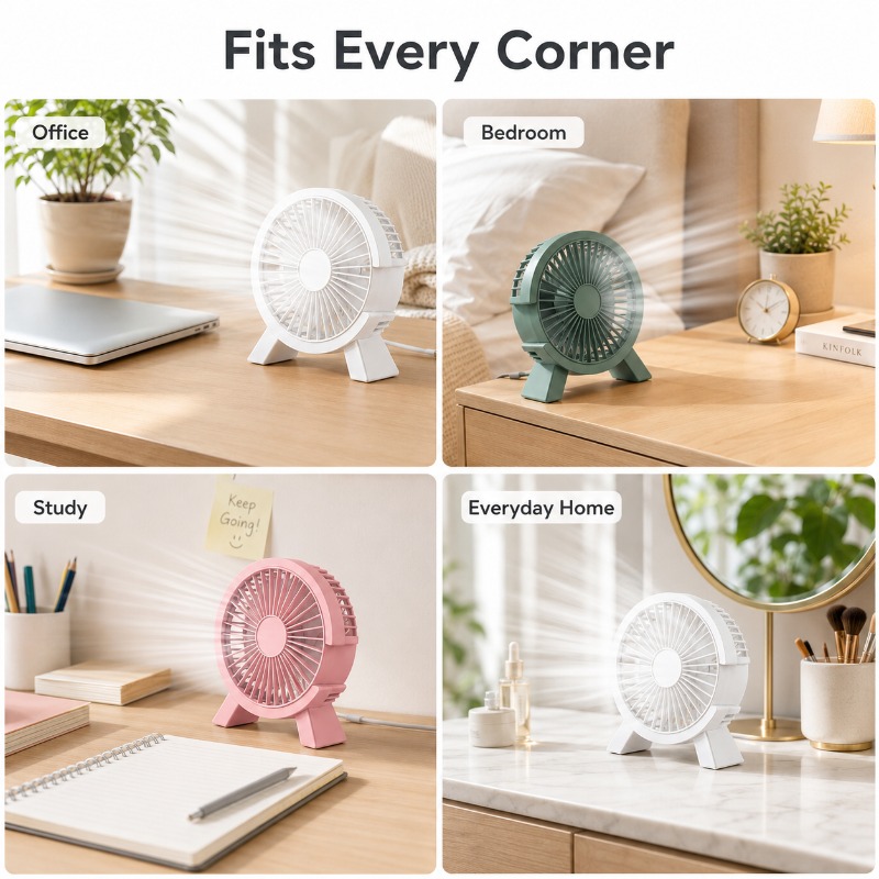 Mini USB Wentylator Stołowy z  – Home Office Tech Gadgets recenzja i cena