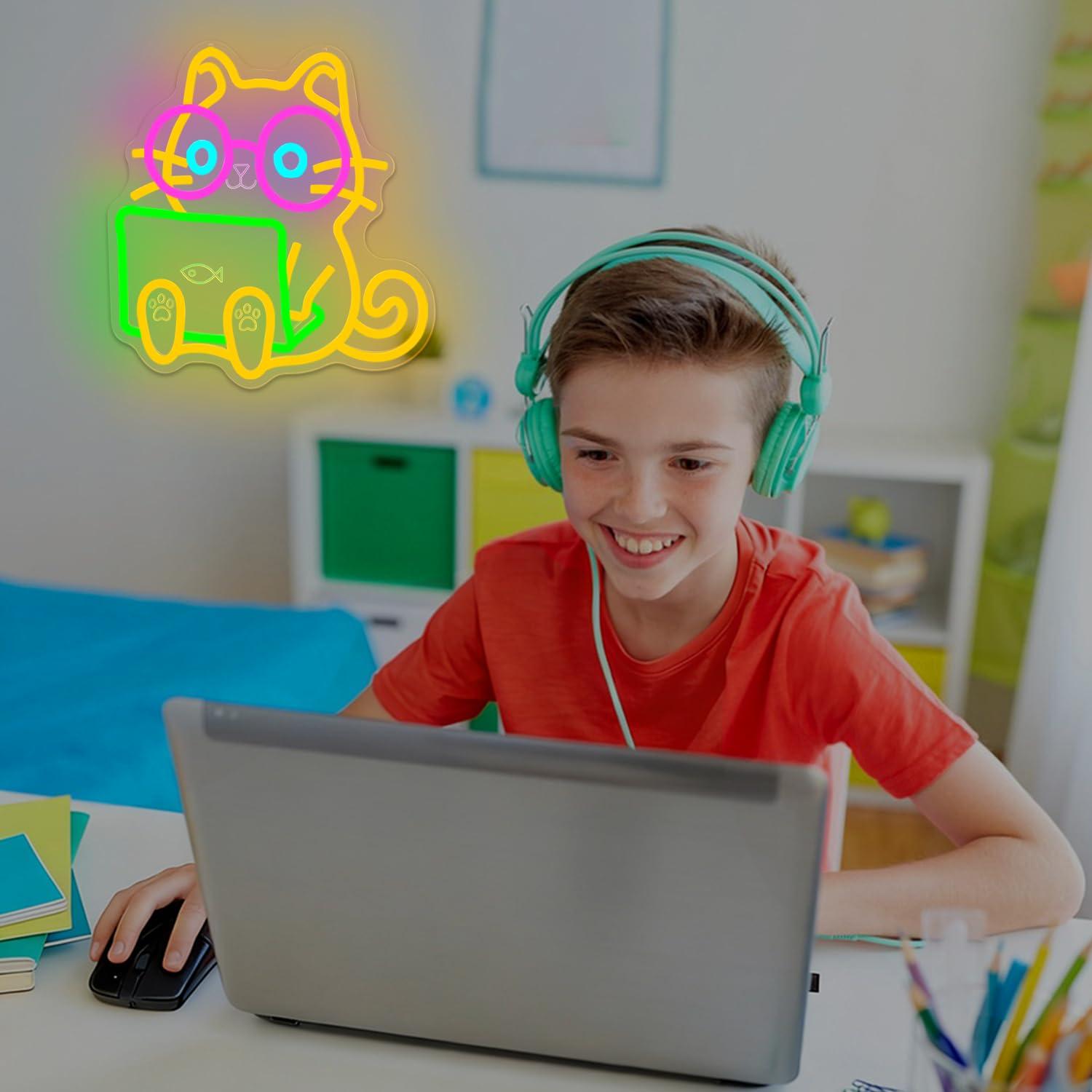 Neonowy znak LED w kształcie k – Tech Office Wall Decor recenzja i cena