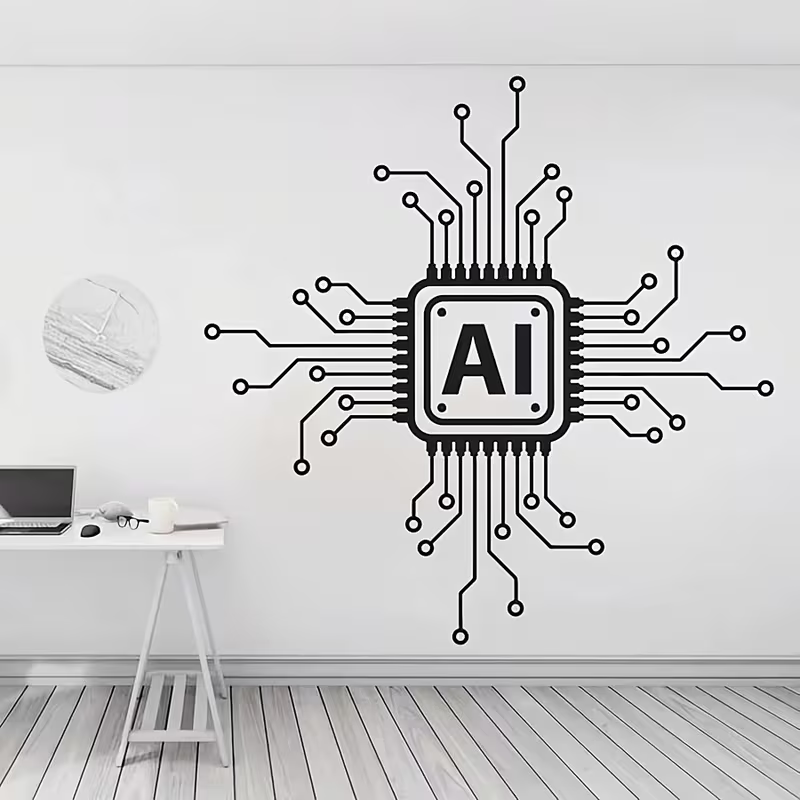 Naklejka winylowa na ścianę z  – Tech Office Wall Decor recenzja i cena